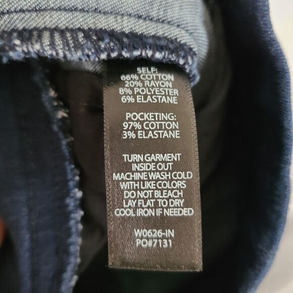 Betabrand Dark Indigo Straight Leg Yoga Denim Pants sz M - Picture 6 of 6